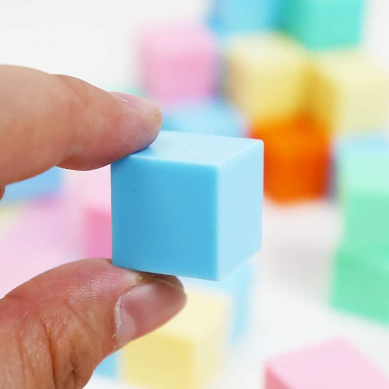 玩具磁性磁力几何立方体教具思维数学小空间!训练积木模型正方体