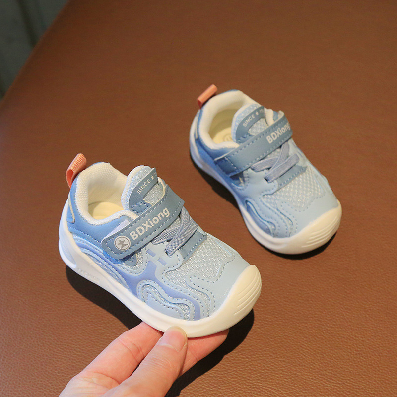 基诺浦2023新款婴幼儿学步鞋女宝宝软底运动鞋男童W机能鞋儿童学