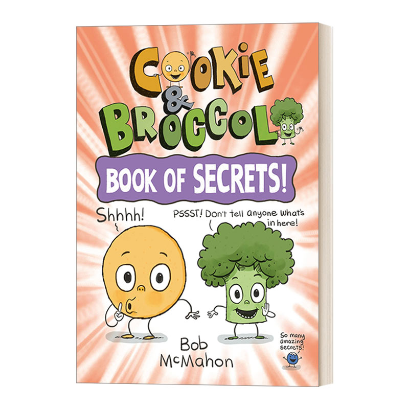 英文原版 Cookie & Broccoli Book of Secrets 饼干和花椰菜 秘密之书 儿童校园友谊故事书 培养孩子社交能力 英文版 进口书籍