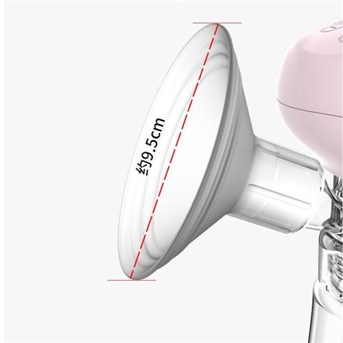 高档开优米(kiuimi)一体式电动吸奶器迷你型可充电带防尘盖 粉红