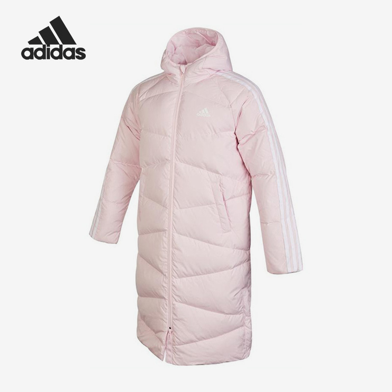 Adidas/阿迪达斯正品2022冬季新款儿童中长款羽绒服HM7166