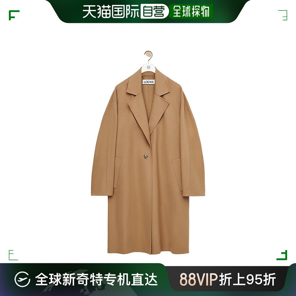 香港直邮LOEWE 罗意威 女士 羊毛羊绒混纺大衣 S359Y01XB3