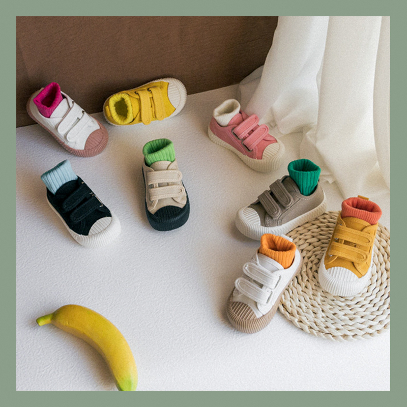 儿童帆布鞋童鞋2023新款女童板鞋子小童幼儿园室内鞋软底男童宝宝