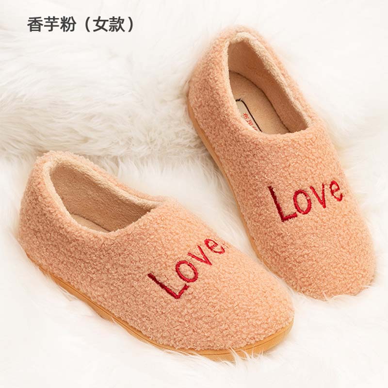 老北京布鞋产妇月子鞋秋冬保暖可爱居家鞋厚底室内外包跟棉拖鞋