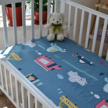 高档定制婴儿床床笠p纯棉豆豆绒儿童拼接床床笠宝宝床罩床垫套