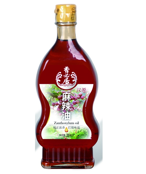 香必居厂家直销380ml调味油花椒油麻辣油