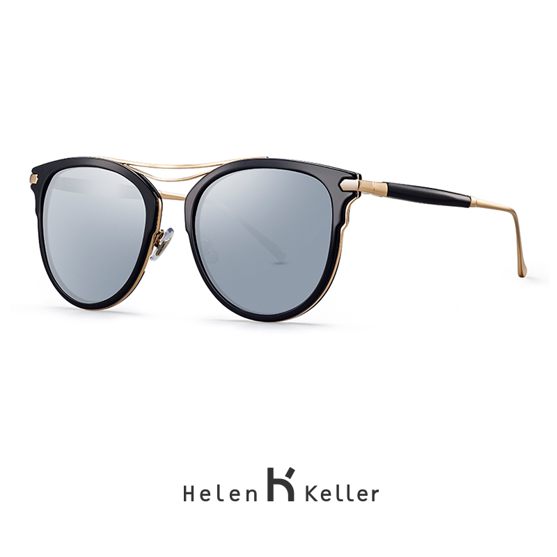 海伦凯勒正品太阳镜 偏光墨镜女大框防紫外线明星款潮眼镜8625