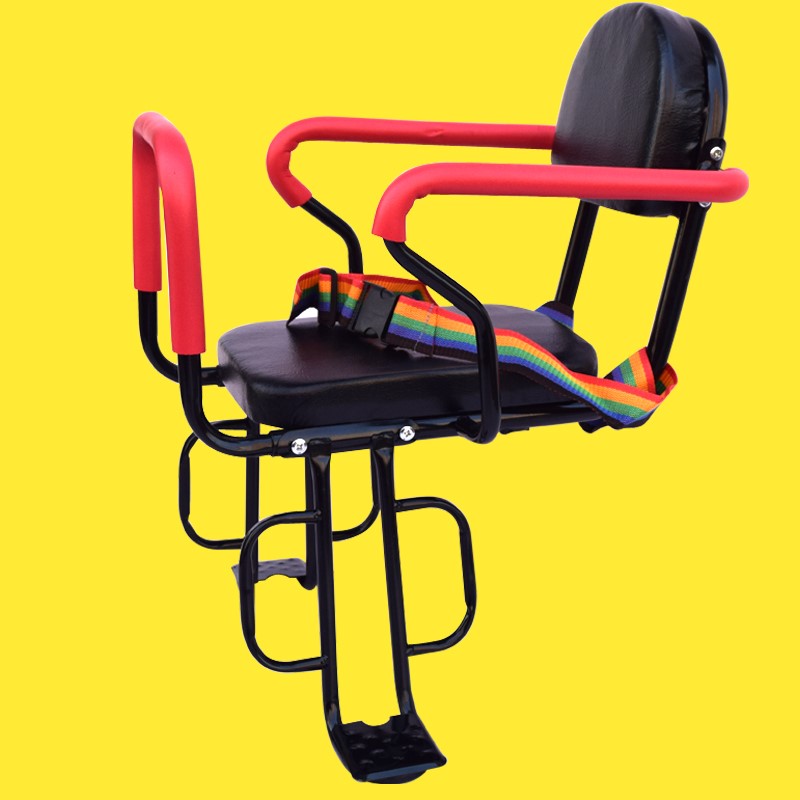 新品自行车电动车座椅宝宝加大加宽加厚后置儿童座椅后座椅安全坐