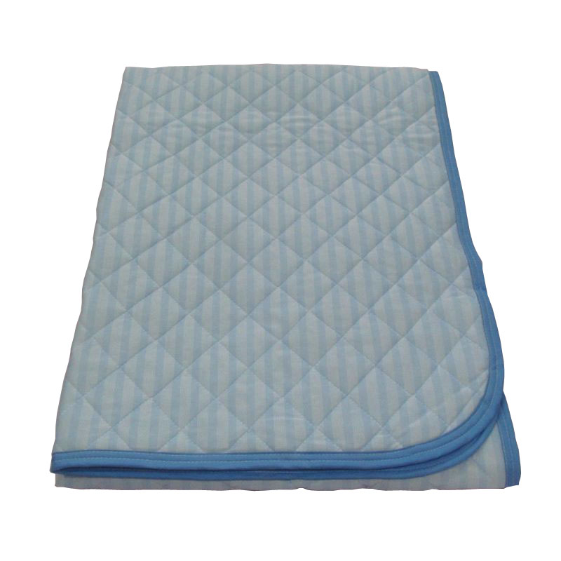 出口订单发货剩余7折大处理100 205蓝条单人床优质凉感褥垫床护垫