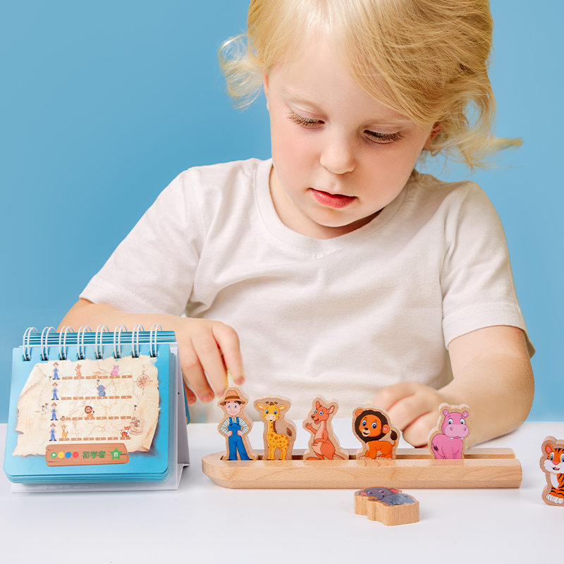 诺亚方舟桌游儿童益智玩具宝宝逻辑思维2-3岁幼儿兔宝宝魔术箱