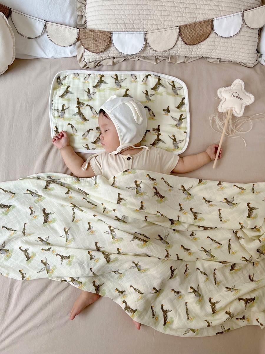 南京瑞当格商贸有限公司A类竹棉 新生儿抱被 包单新生婴儿纱布巾