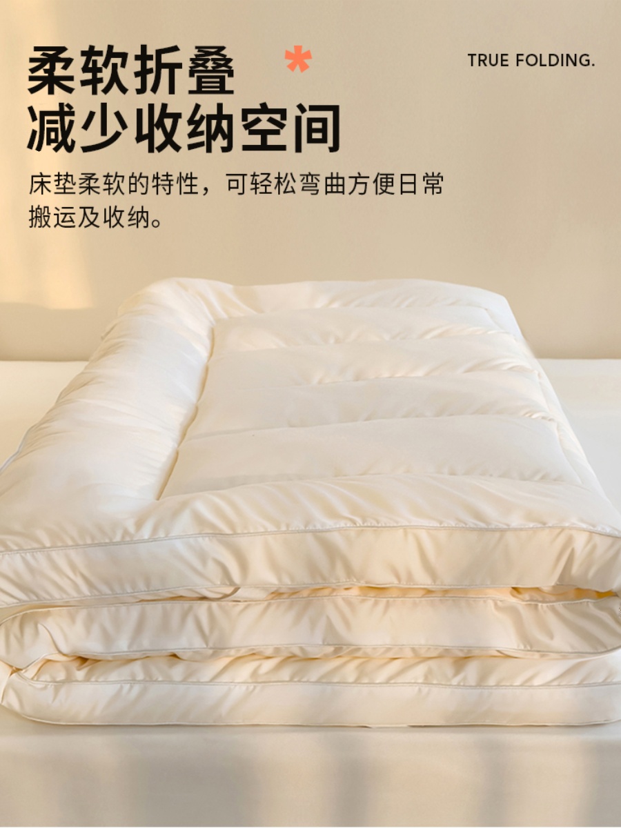 床垫软垫家用卧室学生宿舍单人床褥垫子榻榻米专用地铺可折叠儿童