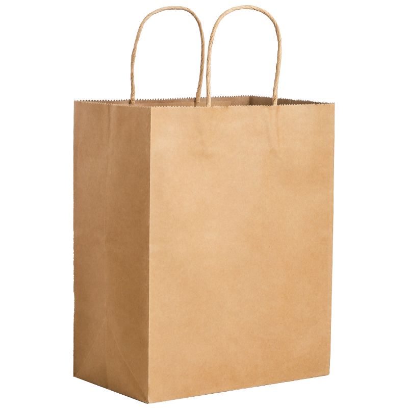 牛皮纸袋打包外卖餐饮奶茶服装手提袋烘焙商用食品包装袋子礼品袋