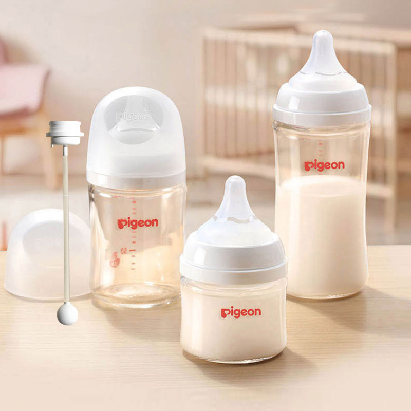 贝亲Pigeon婴儿宽口径奶瓶PPSU防摔奶瓶自然实感宽口径新生儿奶瓶