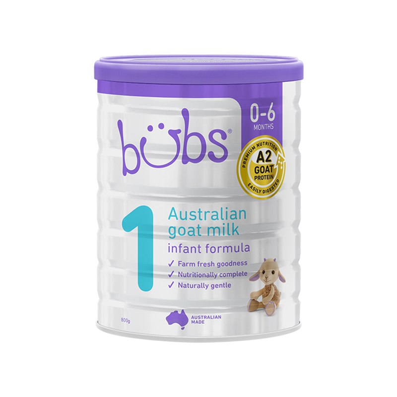 【自营】澳洲进口bubs羊奶粉婴儿1段正品婴幼儿宝宝儿童800g山羊