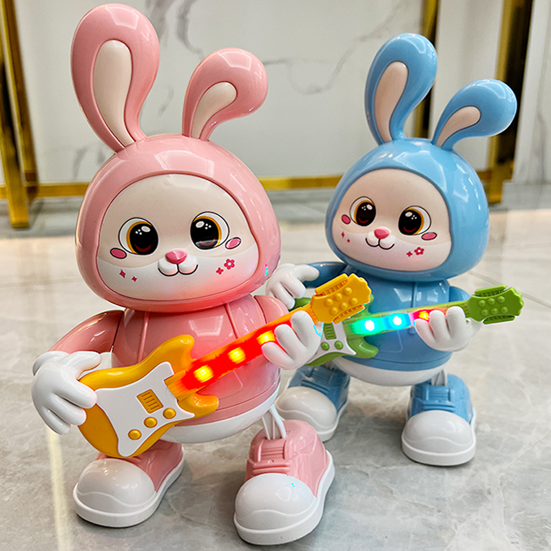 婴儿童益智玩具女宝宝音乐跳舞兔子小男孩电动0-1一3岁2智力4开发