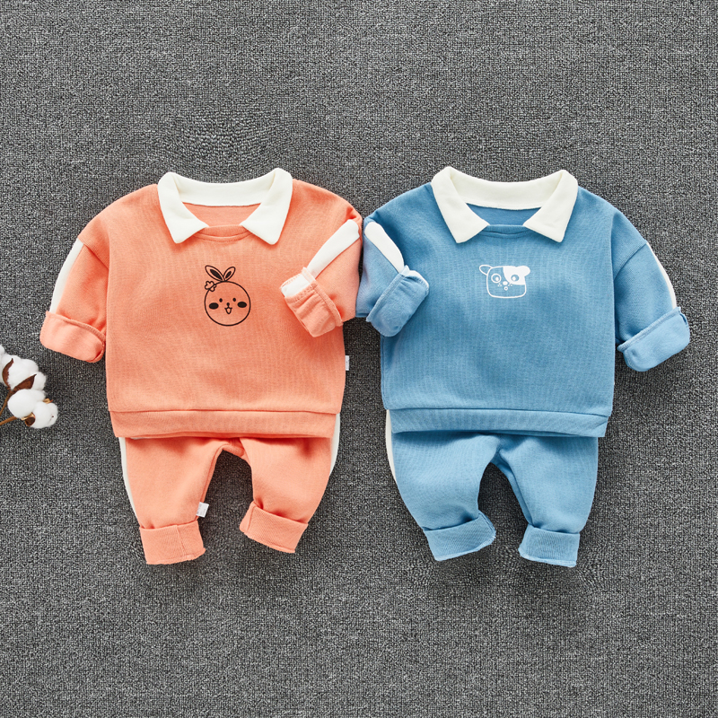 宝宝秋季套装小童两件套洋气男女婴儿衣服卫衣裤子潮儿童一岁两岁