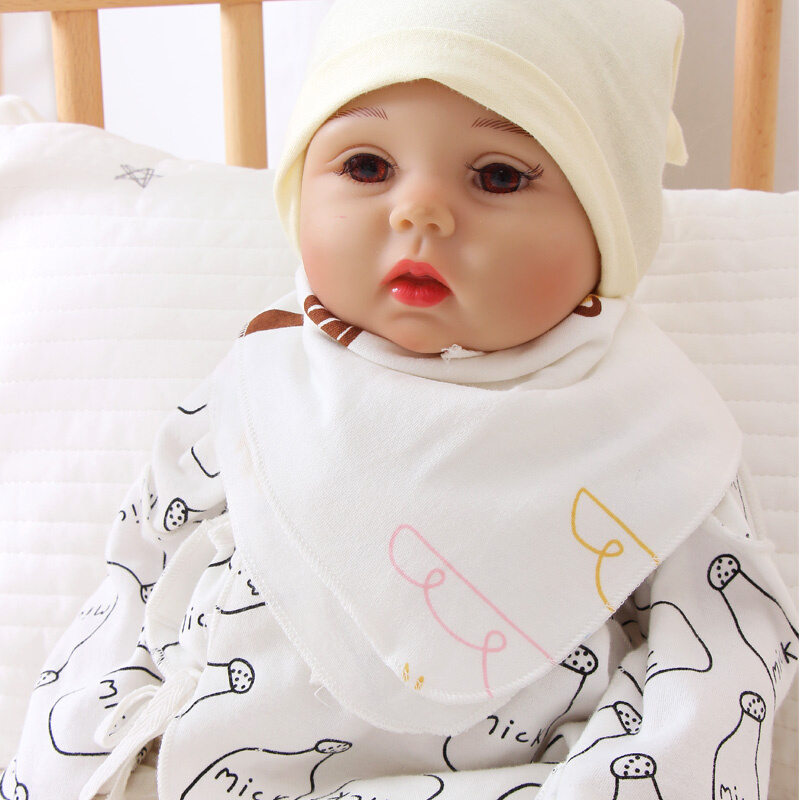 婴儿口水巾纯棉围兜宝宝专用毛巾洗脸巾新生儿方巾手帕儿童用品