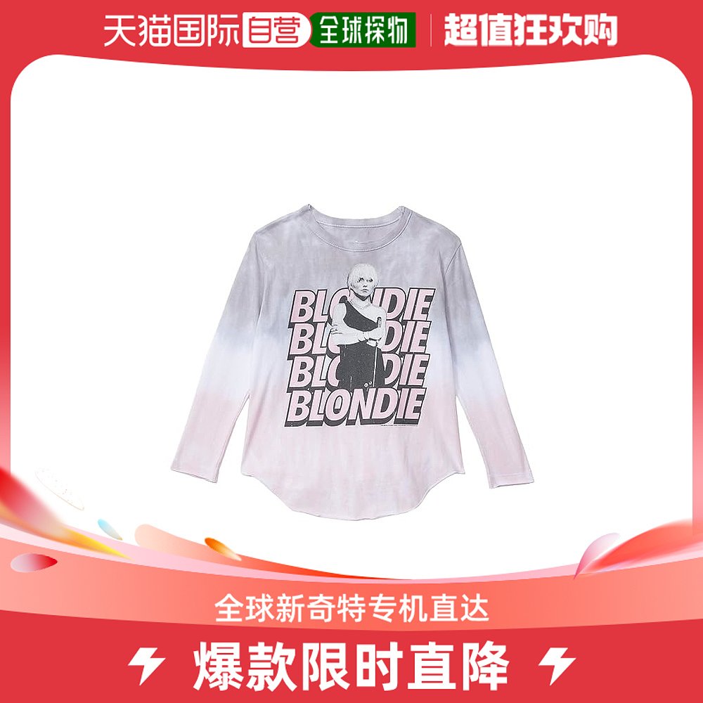 香港直邮潮奢 chaser 女童再生复古针织长袖衬衫下摆T恤(学步婴童