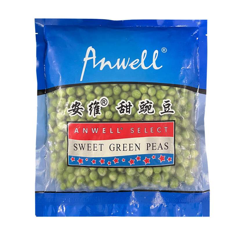 安维（Anwell）美国小豌豆300g/袋冷冻蔬菜甜青豆豌豆粒方便