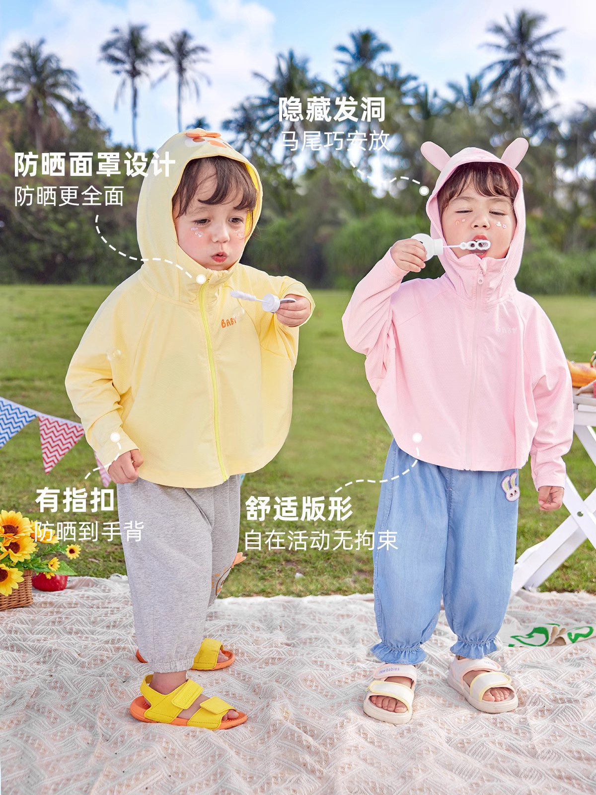 新品宝宝防晒衣夏季小婴儿上衣夏款女童童装男童衣服薄款儿童外套