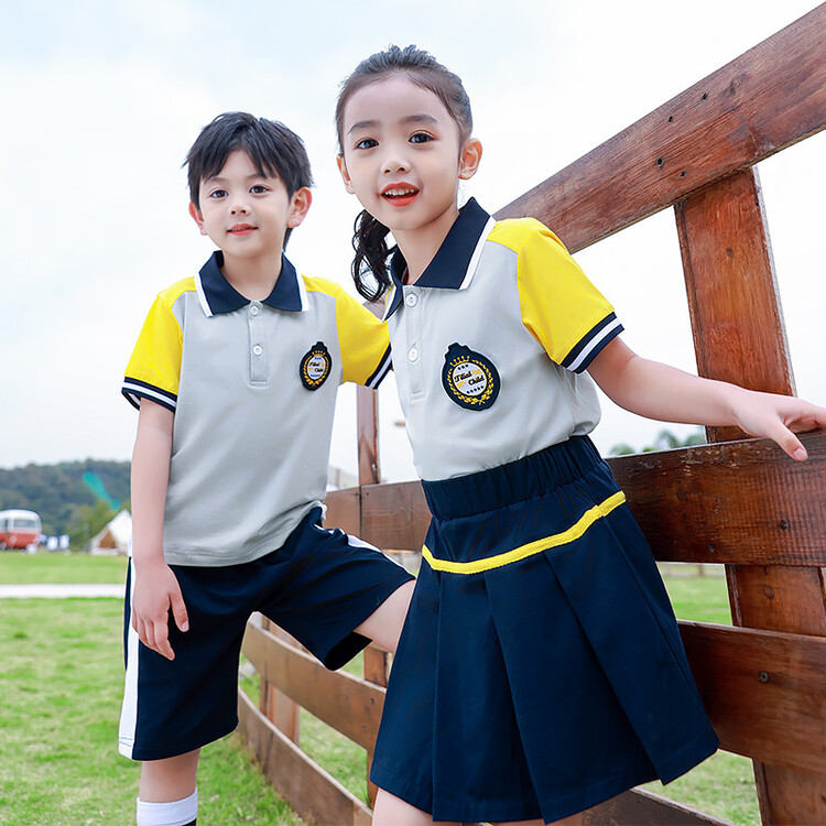 校服小学生班服套装英伦风运动服一年级夏季装男女儿童幼儿园园服