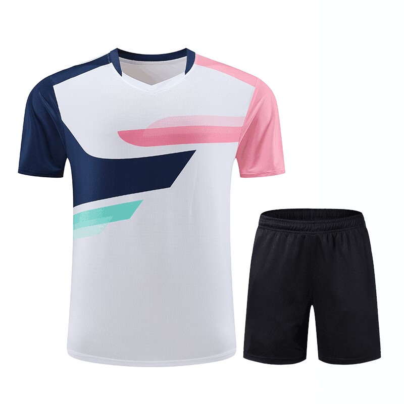 羽毛球服夏季新款男女套装速干短袖球衣儿童乒乓球比赛服定制印字