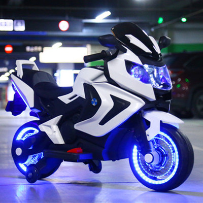 新儿童电动摩托车可坐2-10岁四轮车男女宝宝婴儿小孩玩具电瓶童车