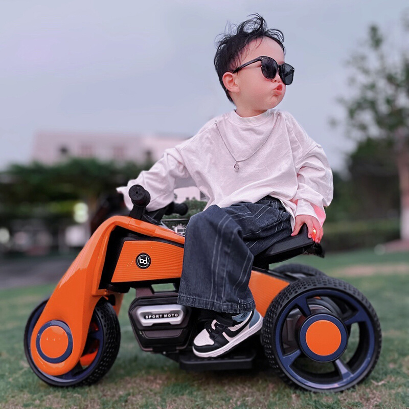 儿童电动摩托车电瓶大号可坐人充电小孩玩具男孩女宝宝生日礼物