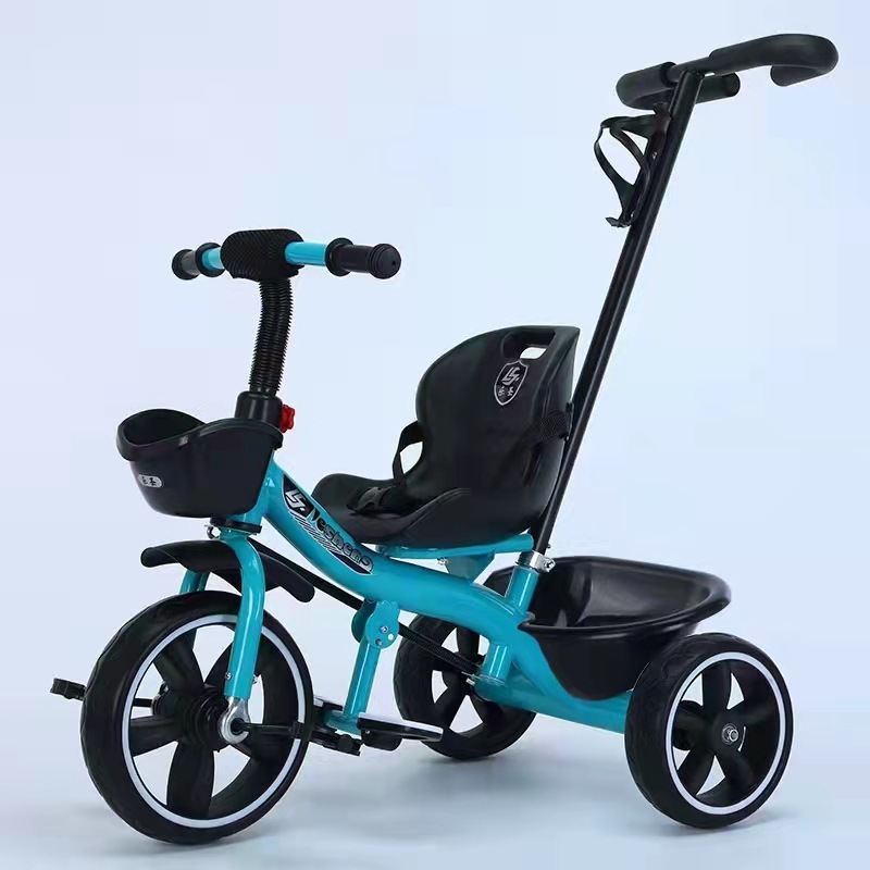 新款儿童三轮车脚踏车婴儿推车 宝宝三轮儿童小孩单车 婴儿手推车