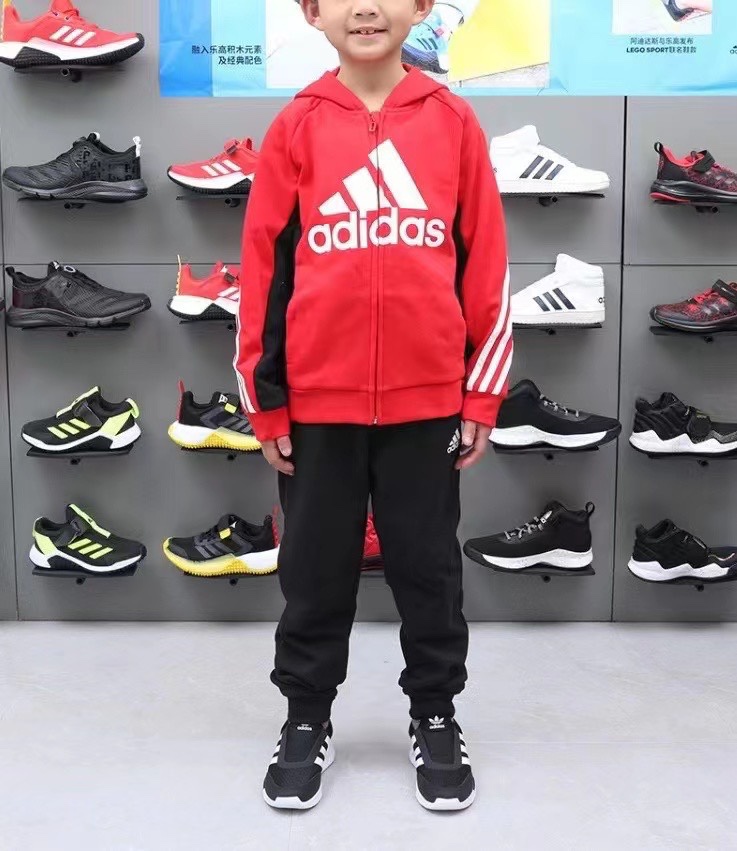 Adidas/阿迪达斯正品 男女小童舒适运动休闲套装 GP0364