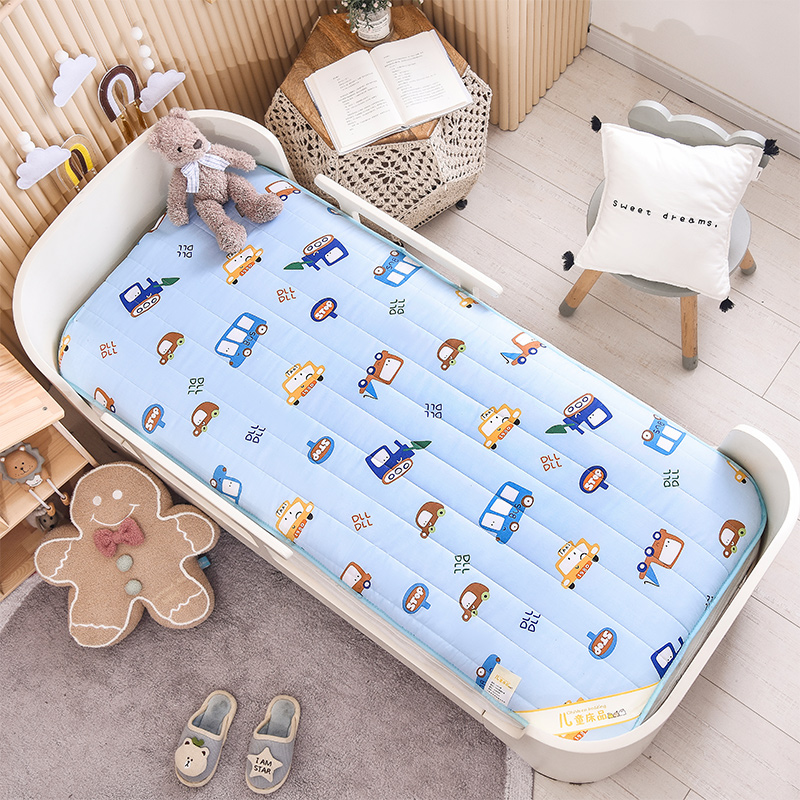 儿童加厚可拆洗纯棉床垫幼儿园四季午睡垫被宝宝拼接床可折叠铺垫