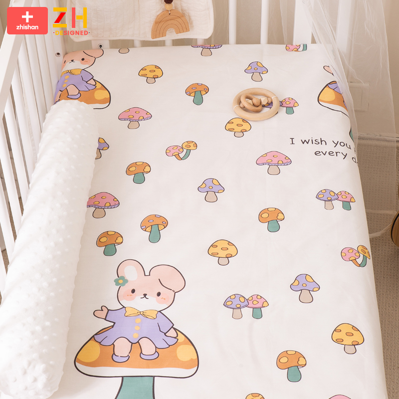 婴儿床笠a类纯棉宝宝床单新生儿床罩婴儿床罩笠纯棉儿童床床垫套