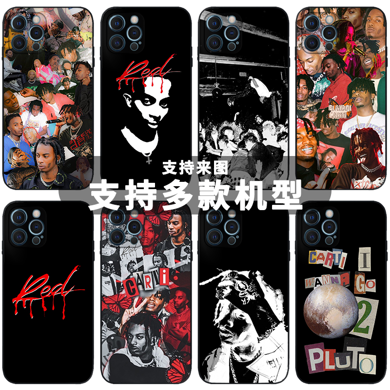 说唱Playboi Carti手机壳适用于iPhone15promax硅胶14p嘻哈13玩少12音乐11专辑15pro