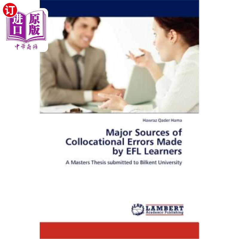 海外直订Major Sources of Collocational Errors Made by Efl Learners 英语学习者搭配错误的主要来源