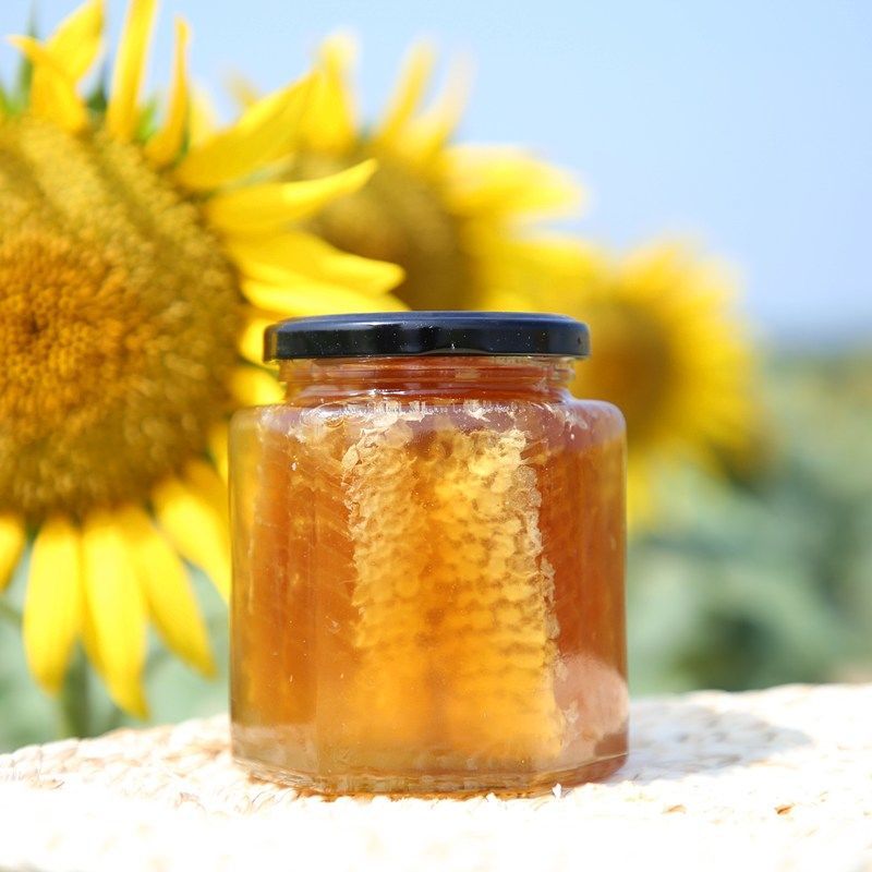 蜂蜜纯正天然野生农家自产百花土蜜糖结晶商用儿童孕妇正宗不添加