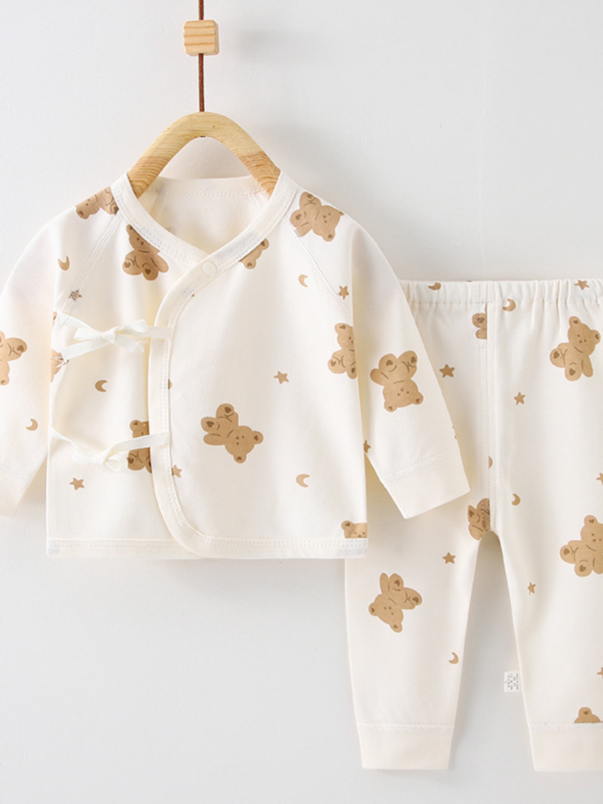 新生婴儿儿衣服和尚服纯棉分体内衣套装0一3月初生宝宝秋装两件套