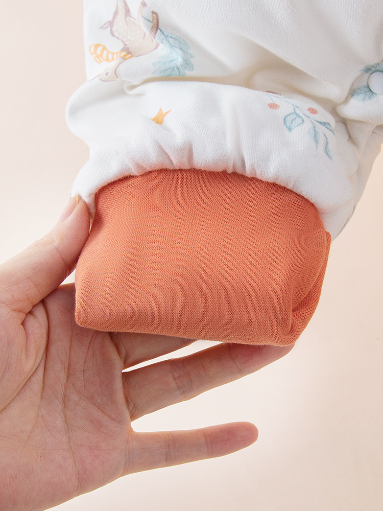 秋冬睡衣夹拆可宝宝防踢被分四季通用棉婴儿保暖睡袋儿童腿袖加厚
