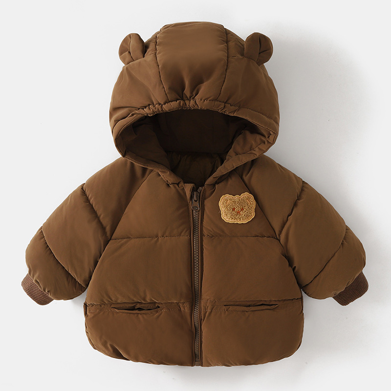 极速儿童外套冬季男女宝宝棉服婴儿夹棉上衣保暖加厚棉服连帽卡通