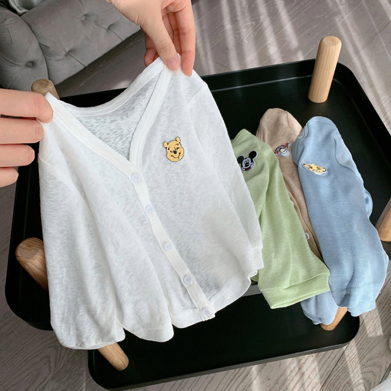宝宝防晒衣婴幼儿童装男女童开衫外套夏季薄款中小童上衣服空调衫