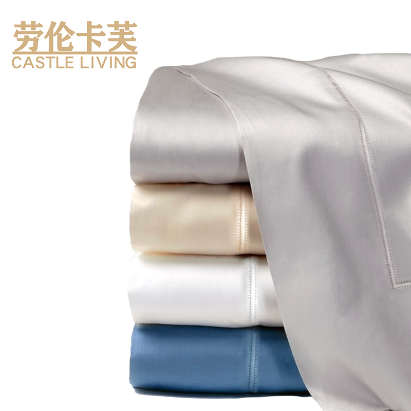 A类140支枕套一对高端酒店纯棉纯色枕头套单双人学生宿舍大靠垫