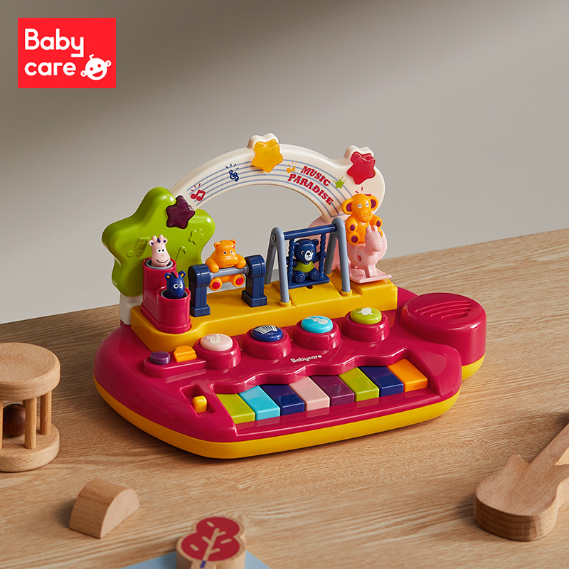 新款babycare宝宝手敲琴儿童乐器玩具 婴幼儿益智八音琴音乐手拍