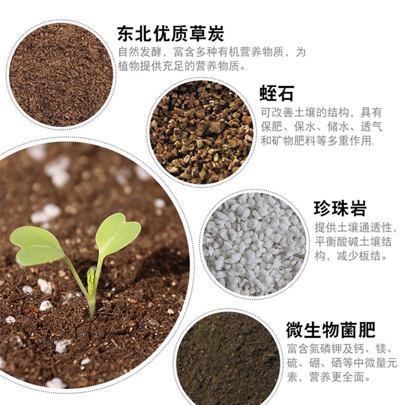推荐营养土盆栽花土有机种植土土壤通用型养多肉月季种菜专用大包