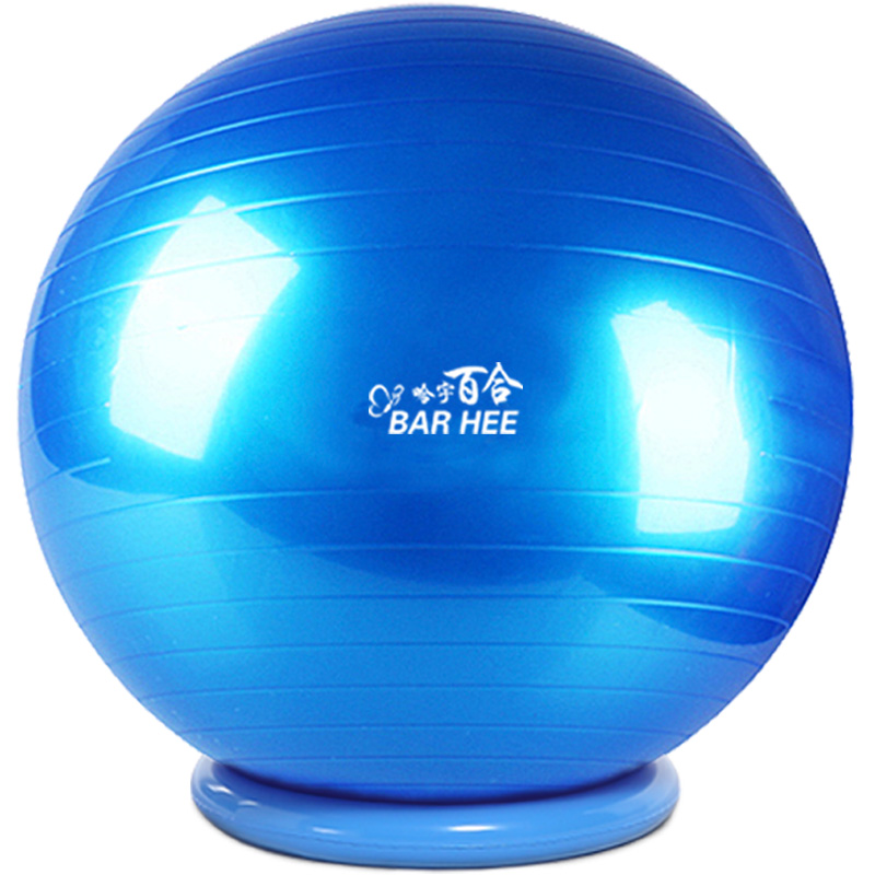 哈宇百合瑜伽球加厚防爆健身球儿童孕妇分娩环保减肥瑞士球按摩球