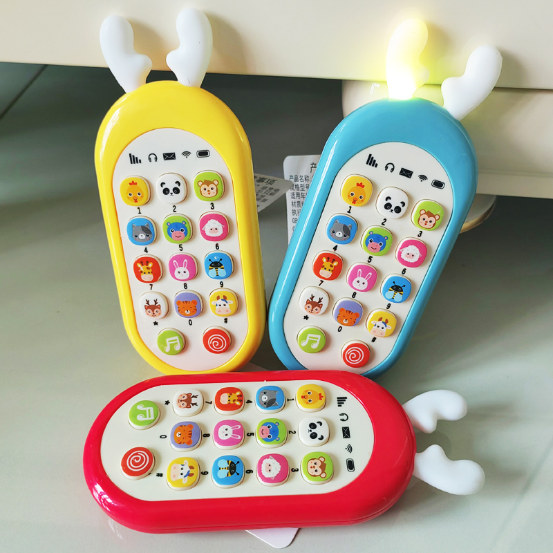 宝宝手机电话玩具儿童益智音乐小手机男孩女孩闪光安抚亲子玩具