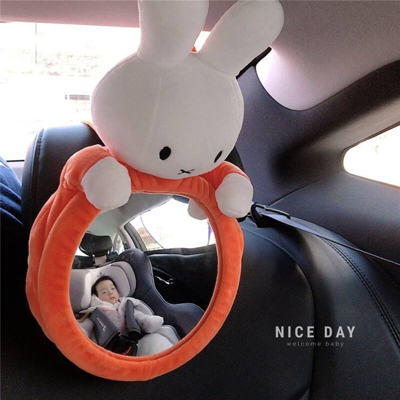韩国ins汽车儿童安全座椅宝宝观察镜婴儿反向提篮后视镜反光镜子