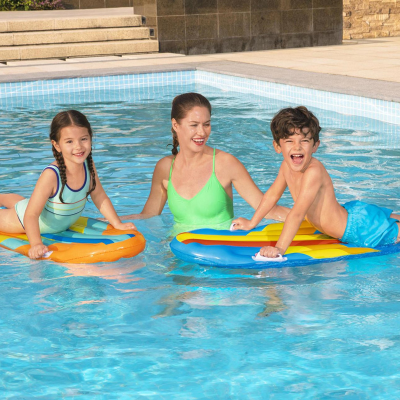 儿童冲浪板滑水板充气水上充气浮排踢板戏水游泳圈飞艇游泳装备
