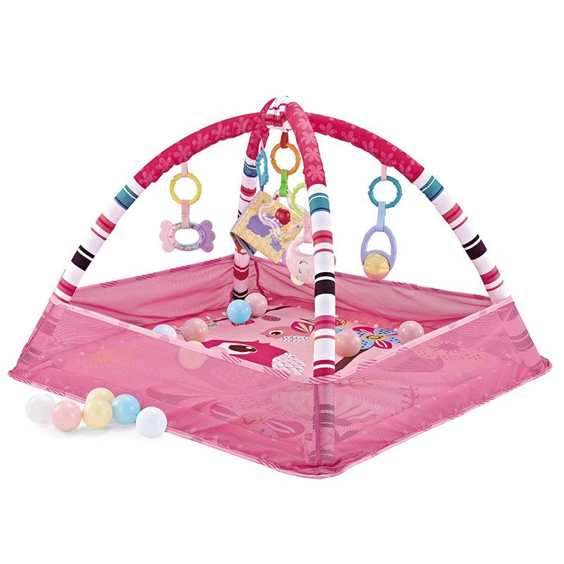 婴儿游戏玩具健身架毯宝宝围栏0/1岁新生3/6个月多功能音乐热销球