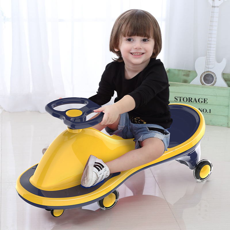 儿童扭扭车男女宝宝1一3岁婴儿防侧翻大人可坐溜溜摇摇车2021新款