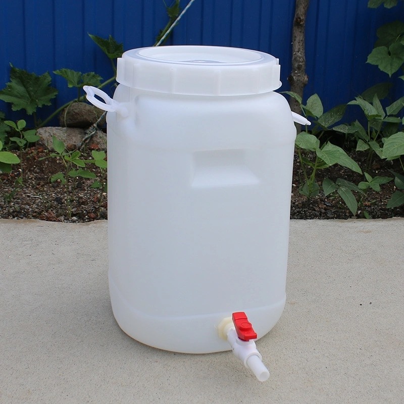 20L25L50升食品级水桶蜂蜜酒酱油醋酵素桶带阀门龙头存水桶胶桶